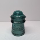 Hemingray Glass Insulator Aqua Blue Patented May 2 1893 Vintage No 9 Antique