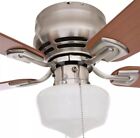 Middleton 42 In  Led Indoor Brushed Nickel Ceiling Fan With Light Kit