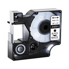 5 Pk Black On White Tape Label Compatible With Dymo 40913 D1 9mm 3 8  7m Lm 160