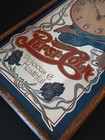 Vintage Pepsi Cola Wall Clock Mirror  delicious And Healthful  - Works Great