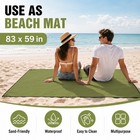 Waterproof Tent Tarp Camping Shelter Hammock Cover Rain Fly Pad Mat Outdoor Kit