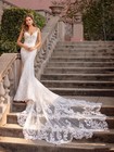 Mermaid Wedding Dresses Straps Lace Appliques Beach Bridal Gowns Open Back Sweep