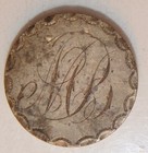 1877 Seated Liberty Dime Love Token