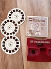 Vintage Gaf View-master Red 3d Reel Viewer Tested Working W Original Catalog