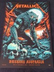 Rare Ltd Edition   100 Metallica-brisbane 12th November 2025 Tour Poster