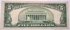 1953 B  5 Five Dollar Silver Certificate Blue Seal Note Bill Certificate Xf 