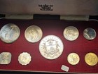 1966 Bahamas - Official Mint Set  9  W  4 Silver - Royal Mint W  Coa - 3 Oz Asw