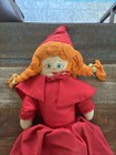 Vintage 70s Topsy Turvy Reversible Red Riding Hood Cloth Doll