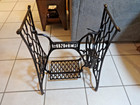 Antique Singer Cast Iron Base Stand For Sewing Machine Treadle Cabinet