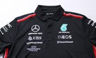 Amg Petronas Men s F1 Team Mercedes 2023 Team Replica Polo Ap2 Black Medium