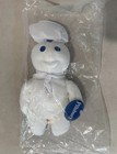 Vintage 1997 Pillsbury Doughboy 8  Beanbag Plush Toy White New In Bag