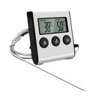Remote Kitchen Digital Cooking Thermometer Probe Meat Food Temperature W timer