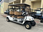 2019 White Street Legal 4 Forward Passenger Seat Star Golf Cart Lithium