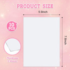 10 Pcs Aluminum Sublimation Blanks Heat  6 X 8 Inches Metal Photo Blanks Diy Bla