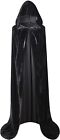 Medieval Vampire Velvet Hooded Cloak Long Robe W  Witch Capes Halloween Costume