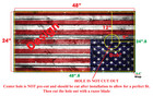 American Flag Wood Paint Cornhole Board Game Decal Wrap Usa Laminate Quality Bag
