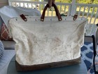 Vintage Klein Tools Canvas Leather Bag 5102-20 Lineman