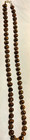 Vintage Venetian Fancy Gold Foil Lava Flow Glass Beads Beaded Necklace