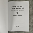 1987 Design Your Own Coat Of Arms Heraldry Activity Book Chorzempa Dover Pb 48pp