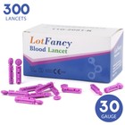 500x 300x Twist Top Blood Lancets For Keto Mojo Pin Blood Glucose Test 30g 33g