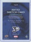 Marvel 2015 Upper Deck 3d Artist Ap Sketch Card Blank 1 1