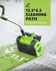 40v Cordless Snow Shovel 13 8  Electric Snow Blower 2x20v 4 0ah Battery  charger