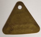Vintage Ford Motor Co Rouge Plant Chit Check Brass Tag X9651