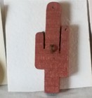 Bb Saguaro Cactus Wood Button Realistic Large