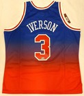 Philadelphia 76ers Allen Iverson Signed Blue Mitchell   Ness Jersey Beckett Qr