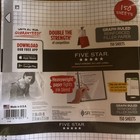 Box Of 8 - Five Star 150 Sheets Graph Ruled Reinforced Filler Paper 8 1 2  X 11 