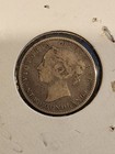 1888 Newfoundland 10 Cents Silver Coin