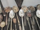 65 Usable Mixed Silverplate Serving Lot  Catering Wedding Craft Silverware Lot