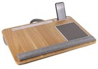 Bamboo Lap Desk Table Laptop Cushion Bed Tray Cushioned Computer Tablet Support