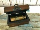 Victorian Brass Telescope Nautical Antique Victorian Maritime Spyglass With Box