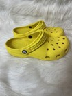 Crocs Original Classic Clogs Shoes Sandals Bright Yellow Unisex Mens 5 Women 7