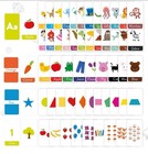 Educational Flash Cards For Toddlers Learn Letters Colors Shapes Numbers 64 Card
