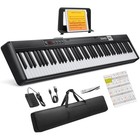 Donner Dep-1 Digital Piano Keyboard With Sustain Pedal 88 Key Velocity Sensitive