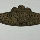 Antique Cast Iron Plaque - The Standard Computing Scale Co Detroit Mi