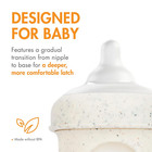 Boon Nursh Curve Silicone Baby Bottle Nipples - Platinum Food-safe Silicone Bott