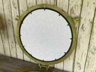 Antique Porthole Nautical Cabin Mirror Brass Finish Large Wall Decorative 24 