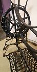 Antique Ornate New Home Cast Iron Treadle Sewing Machine Base Org Hardware 1890s