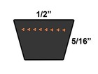 D d Dura-prime A23 Or 4l250 V-belt 1 2 X 25in Vbelt