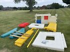 Lil Tikes Playhouse Bunk Bed Twin Fort Castle Vintage Rare Loft Step Rare