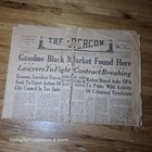 Lot Of Ephemera 1943 High Point North Carolina Newspaper 1894 Salem Almanac Lot
