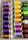 New Coats   Clark Embroidery Thread Kit 64 Spools With Storage Case Box Lot