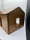 1970   s Vintage Community Playthings Rifton Ny Wooden Doll House W removable Top
