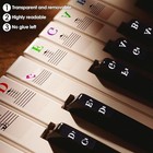 Piano Keyboard Stickers For 88 76 61 54 49 37 Key  Removable Colorful Piano