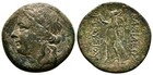 King Prusias I Chloros 230-182 Bc  Apollo Athena As Nike Ae27
