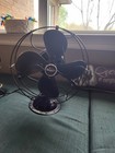 Rare Wagner  9 Inch Fan With 4 Brass Blades Works