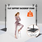 10x10 Ft Backdrop Stand Pipe And Drape Kit Heavy Duty Carbon Steel Base Banner